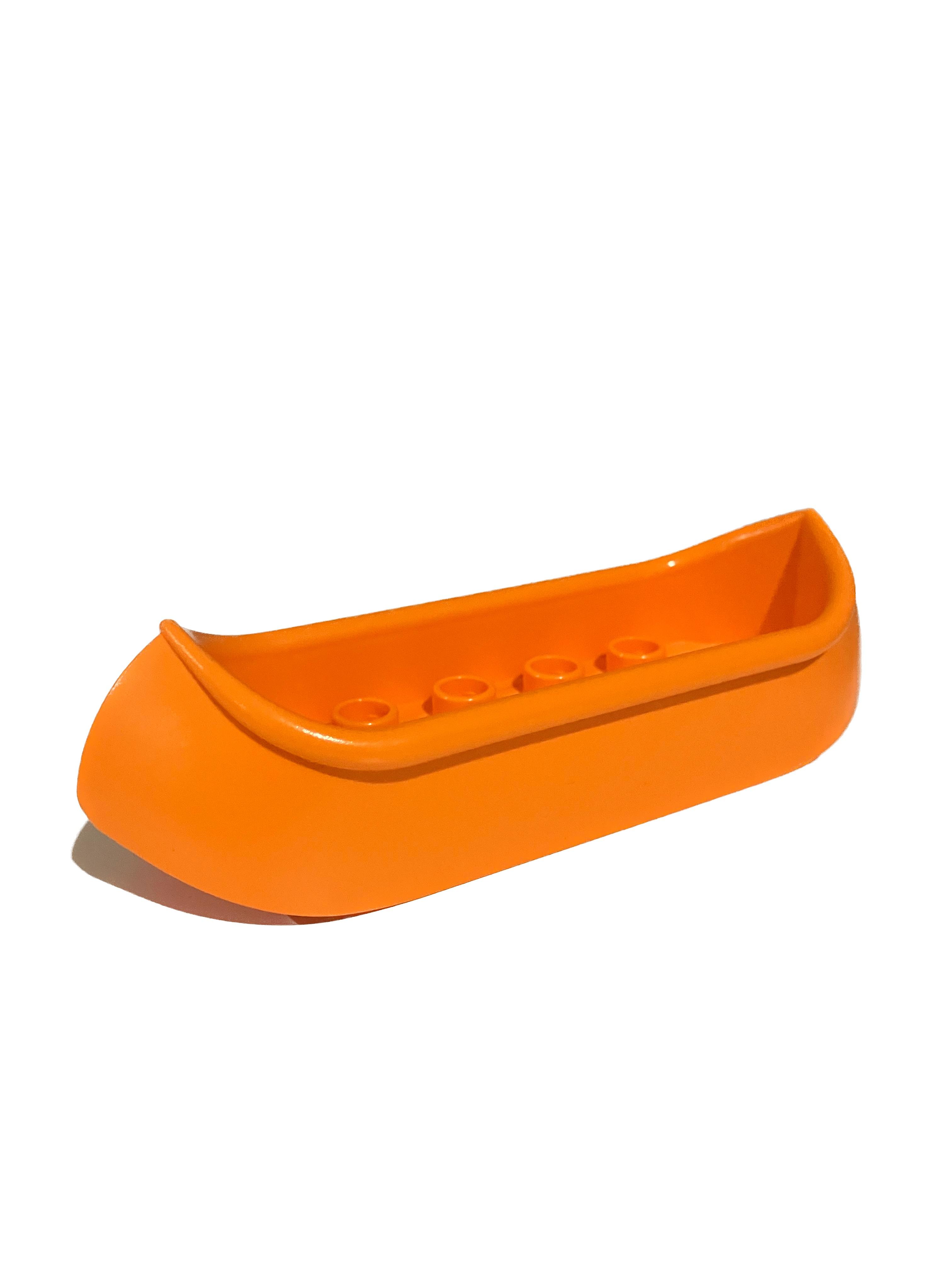 Lego Duplo kajak, kanoe, lodička oranžová